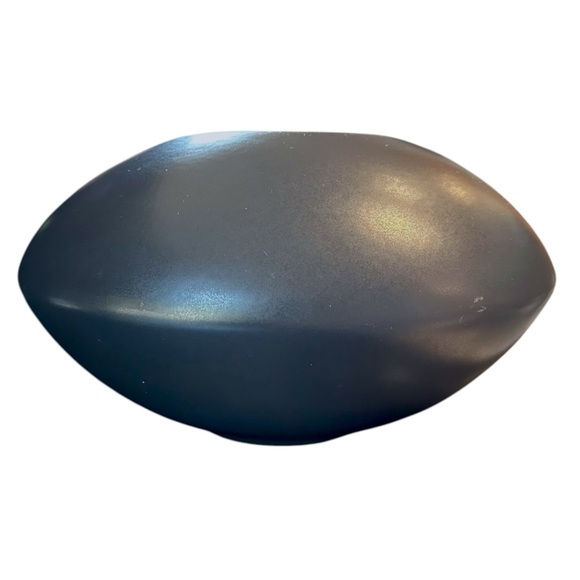 Ikea Bigarro Vase Dark Gray Matte Stoneware Modern Minimalist MCM Design - Picture 3 of 11